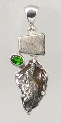 SB P-1234 MLT  (Muonionalusta Meteorite, Gibeon Meteorite,  Chrome Diopside)