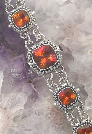 AF BR-109 OMQ GA  (Orange Mystic Quartz, Garnet)  