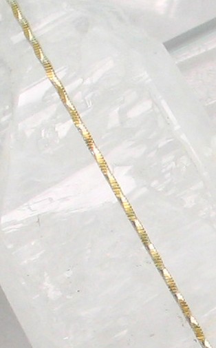 LA BR-154 8"  2-tone Diamond Cut Twisted Snake 