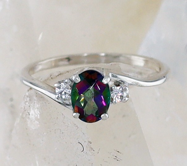 SSJ R-186 MT CZ (Mystic Topaz & CZ)     