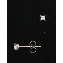 LA ER-069 CZ  2mm Square CZ Earrings