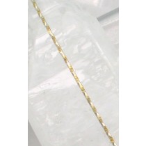 LA BR-154 9"  2-tone Diamond Cut Twisted Snake 