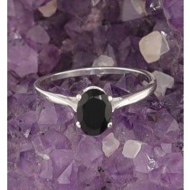 SSJ R-056 OX FAC  (Faceted Black Onyx )