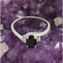 SSJ R-186 OX CZ (Black Onyx & CZ)  
