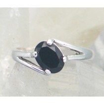 SSJ R-196 OX FAC  (Faceted Black Onyx) 