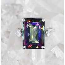 SSJ R-218 MT CZ  (Mystic Topaz & CZ) 
