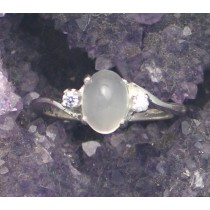 SSJ R-221 MS CZ  (Moonstone & CZ) 