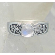 SSJ R-222 RM  (6mm Rainbow Moonstone) 