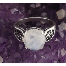 SSJ R-225 RM  (10mm Rainbow Moonstone)  