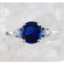 SSJ R-247 SYNSA CZ  (Synthetic Sapphire and CZ)